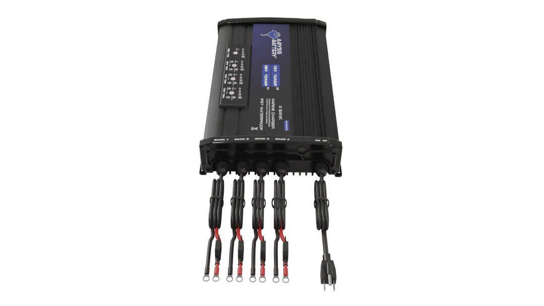 ABYSS® 4 BANK 12V/36V ON-BOARD MARINE BATTERY CHARGER