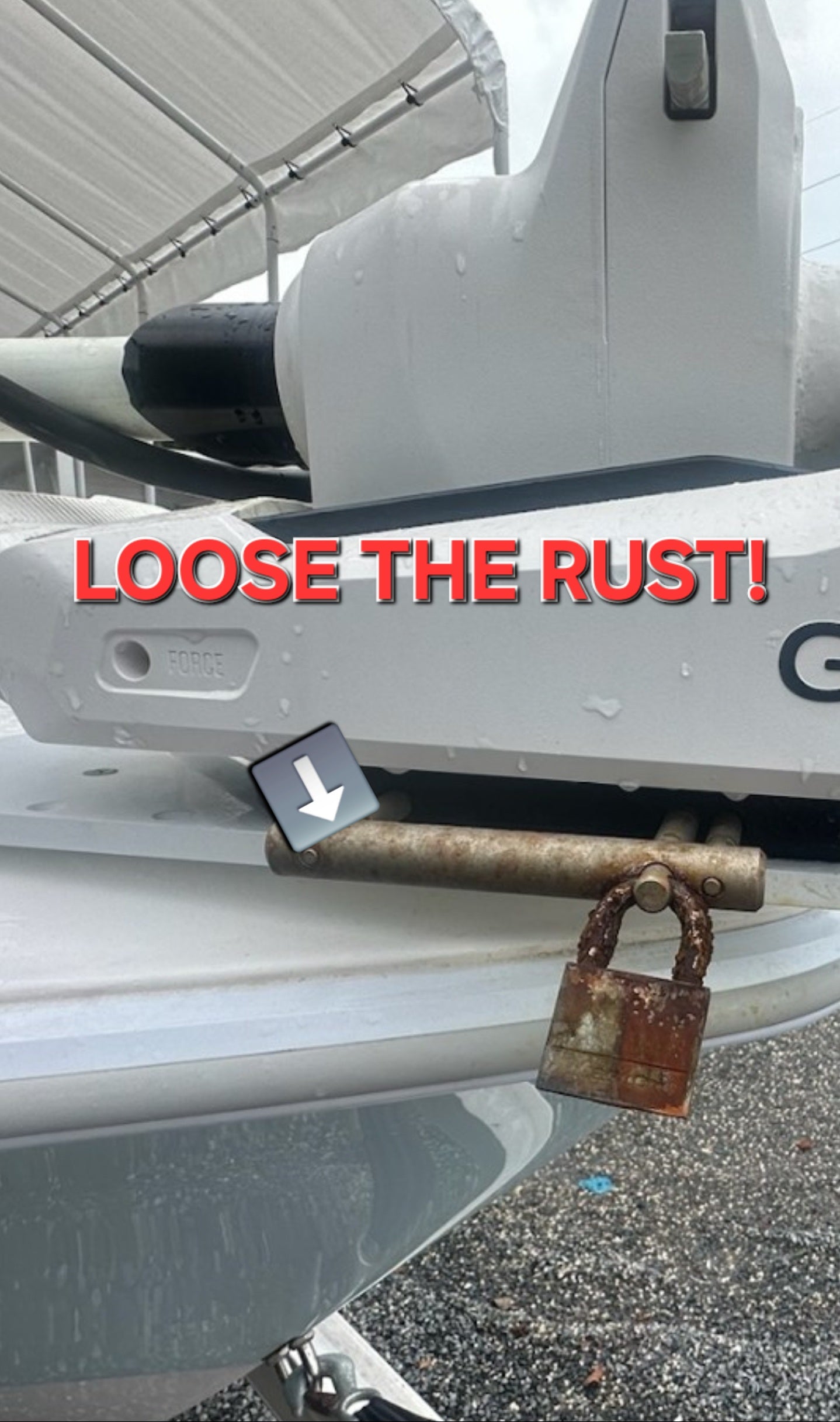 Garmin Kraken Quick release Replacement Bar (Titanium)