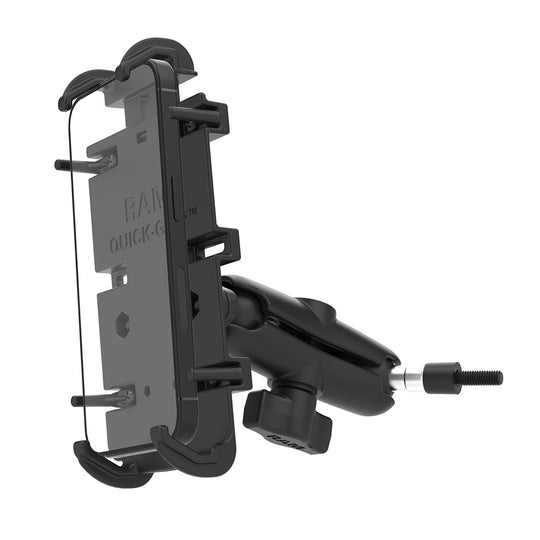 RAM Mount RAM Quick-Grip XL Phone Mount w/Grab Handle M6 Bolt Base [RAM-B-186-M6-PD4U]