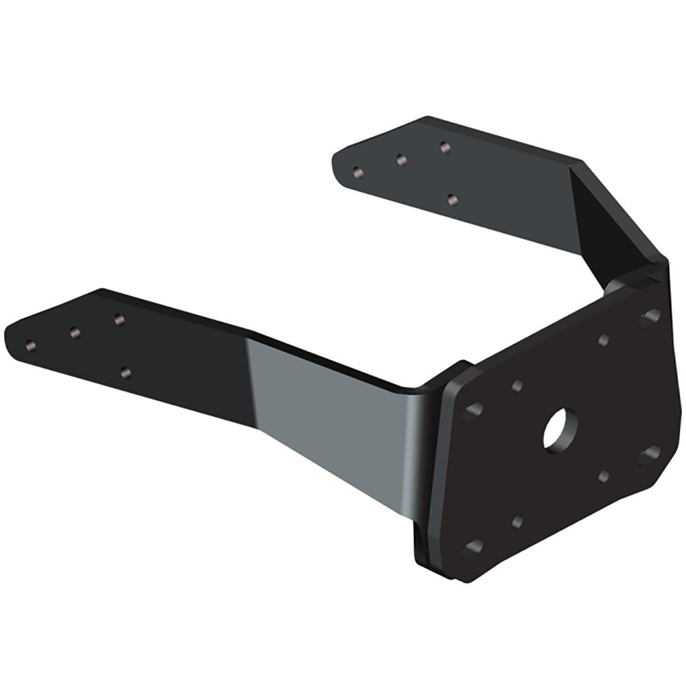 Power-Pole Pontoon Mount - 17.5-19" Riser - Black [PK-P-17519-BK]