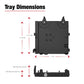 RAM Mount RAM No-Drill Universal Laptop Mount f/Heavy Duty Trucks [RAM-VB-168-SW3]