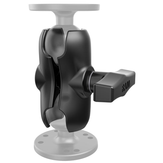 RAM Mount Short Double Socket Arm f/1.5" Ball [RAM-201U-B]