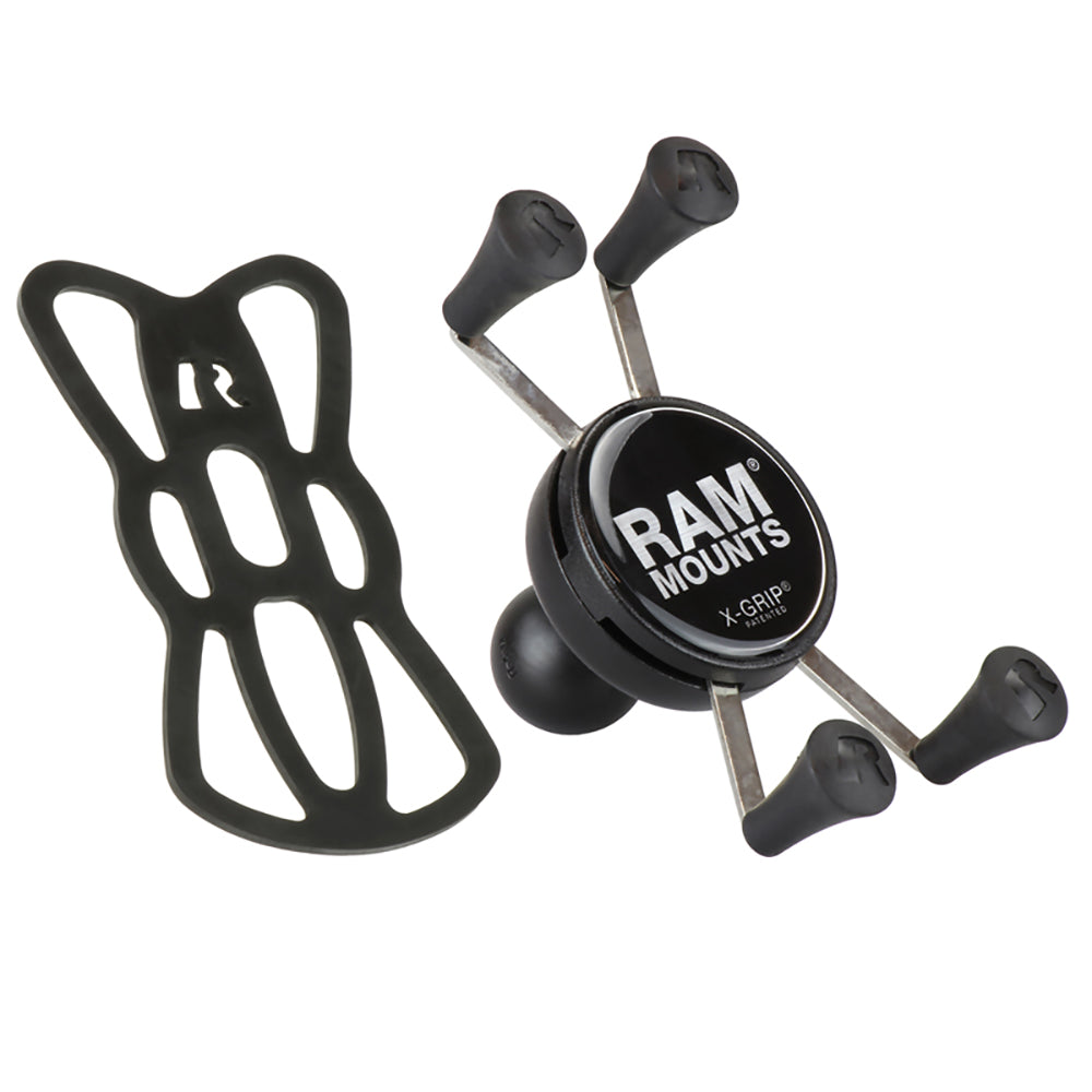 RAM Mount Universal X-Grip Cell Phone Holder w/1" Ball - Thumbnail 2