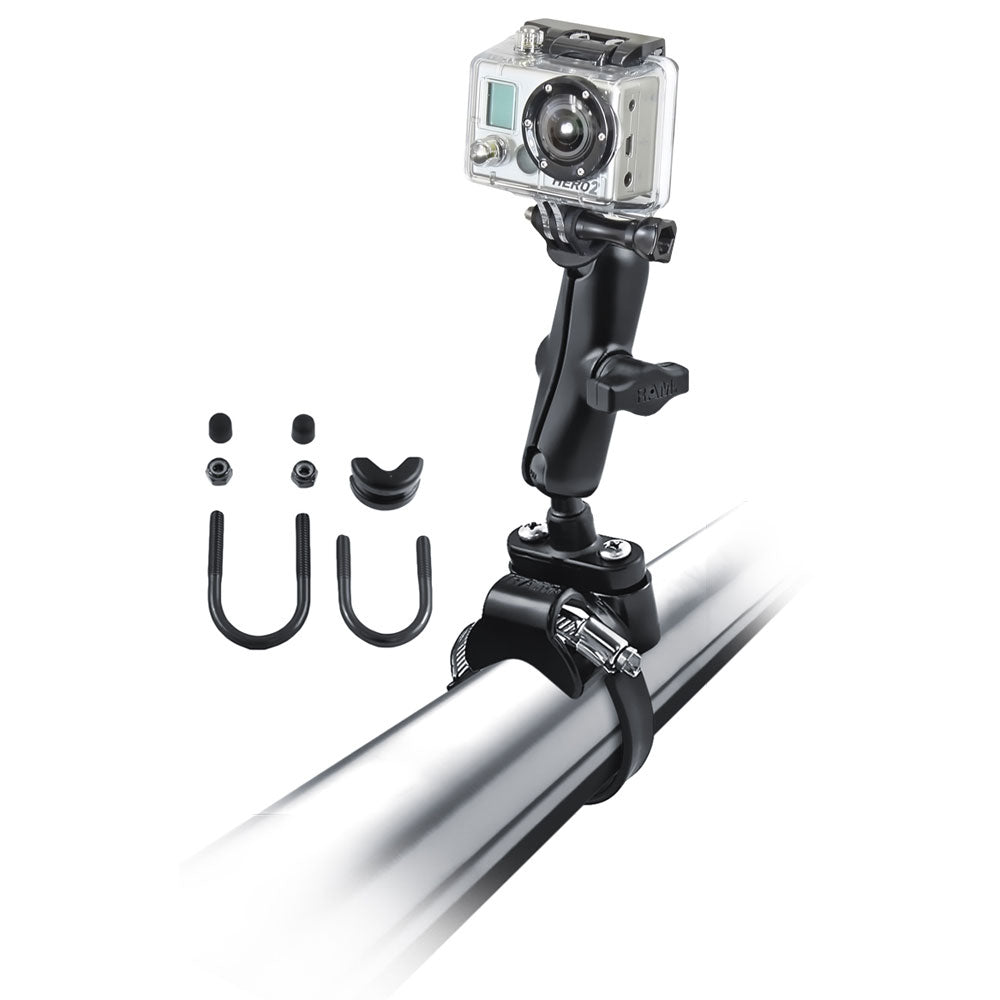 RAM Mount GoPro Hero ATVUTV Strap Clamp Roll Bar Mount RAMB149Z2GOP1U ...