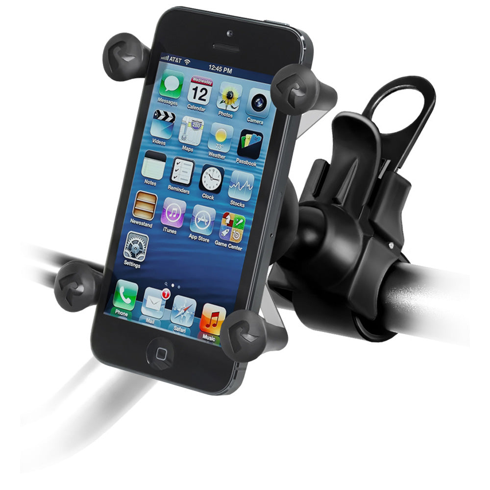 RAM Mount EZStrap Rail Mount wUniversal XGrip Cell Phone Holder ...