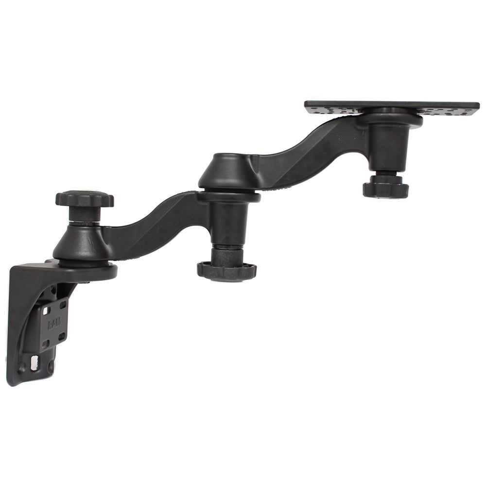 RAM Mount Vertical Double 6 Swing Arms w625 X 2 Rectangle Base Vertical ...