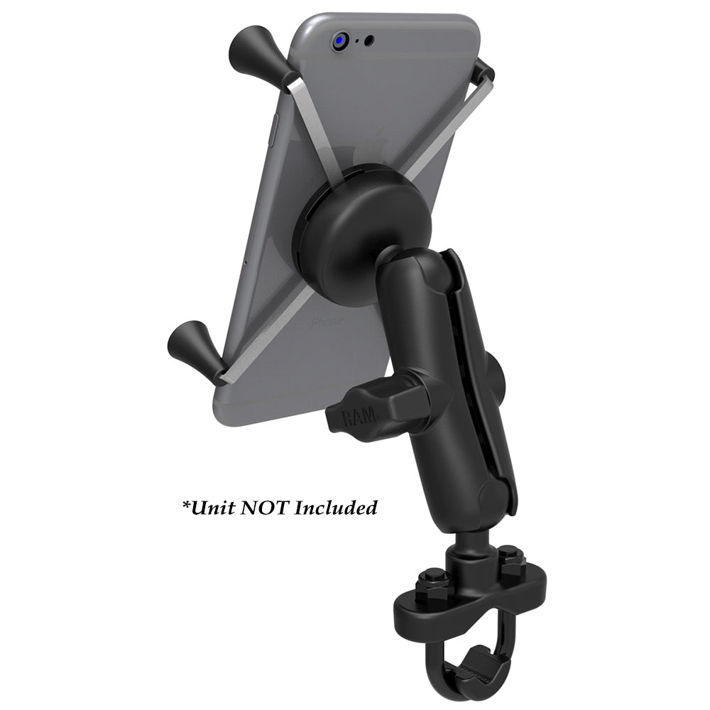 RAM Quick-Grip XL Phone Mount with Handlebar U-Bolt Base (RAM-B-149Z-PD4U) (sku 53833)
