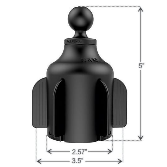 RAM Mount RAM Stubby Cup Holder Ball Base [RAP-B-299-4U]