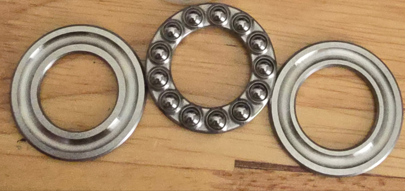 Bearing assembly for main bolt Sea Swivel.